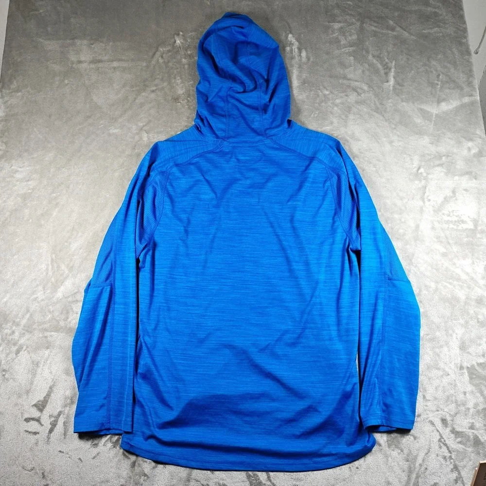 UCLA Bruins Hoodie Mens Blue Climalite Performance Pullover Football Lightweight